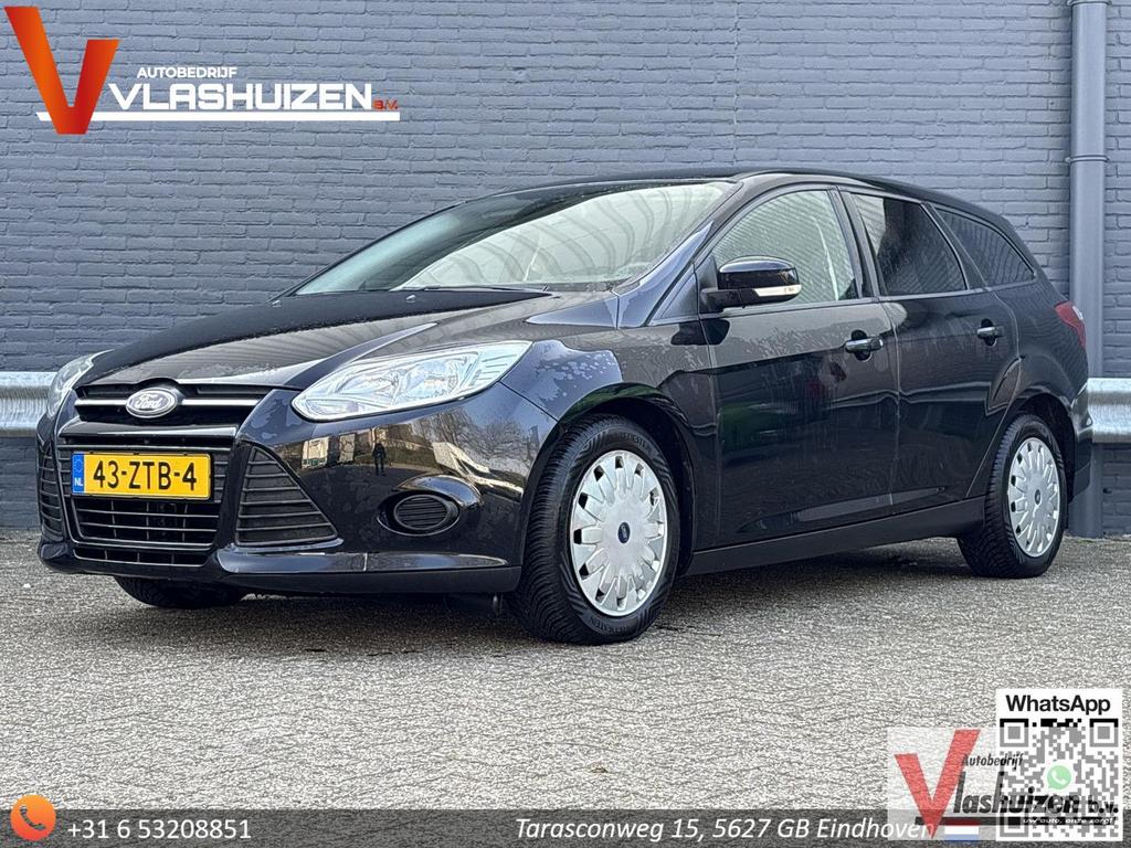 Ford Focus Wagon 1.6 TDCI ECOnetic Lease Trend | Airco | Cru, Auto's, Ford, Focus, 88 g/km, Zwart, Zwart