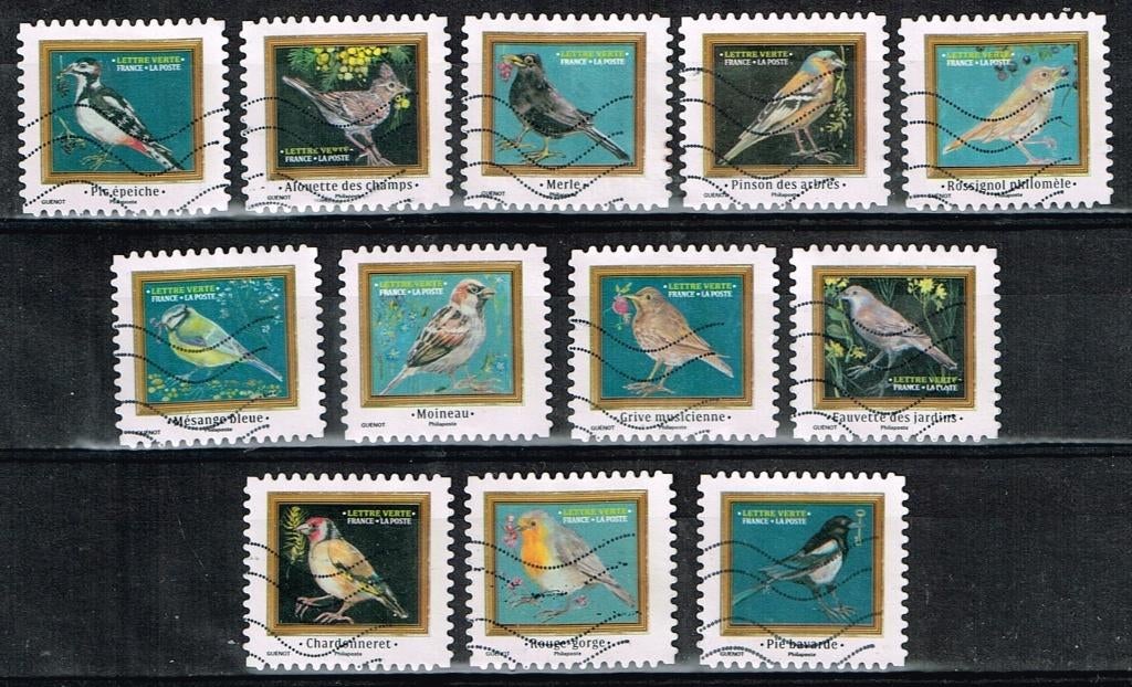 Timbres de France - K 5718 - oiseaux, Envoi, Affranchi