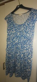 Zomerjurk, blauw-wit floral, met zijzakken, merk Boden, S, Kleding | Dames, Jurken, Ophalen of Verzenden, Maat 36 (S), Gedragen