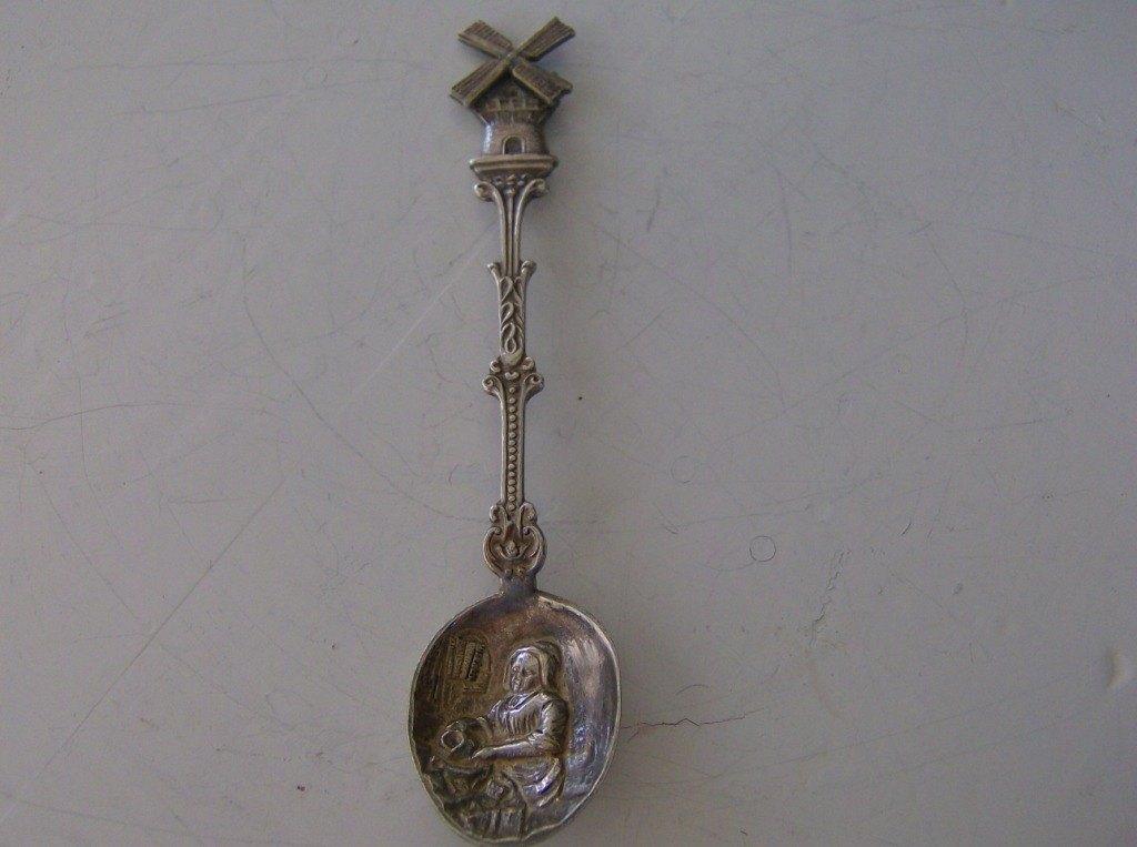 Verzilverde lepel -, Ophalen of Verzenden