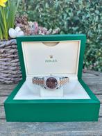 Rolex Datejust Lady en or rose « Chocolat », Enlèvement ou Envoi, Neuf, Or, Rolex
