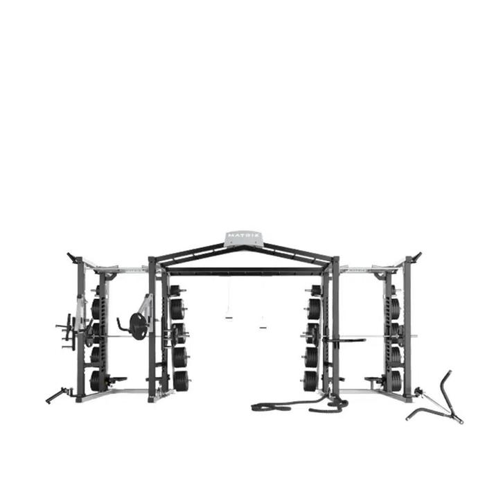 Matrix – Magnum – Mega Double Half Rack, Sport en Fitness, Fitnessmaterialen, Zo goed als nieuw, Overige typen, Armen, Benen, Borst