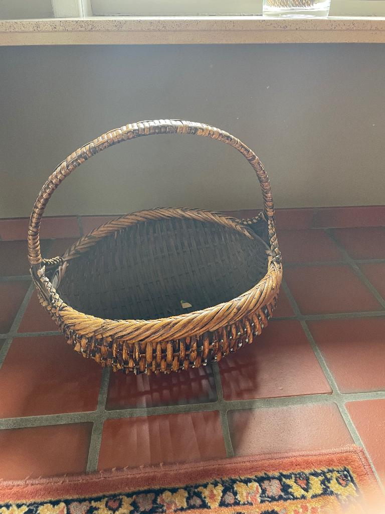 Rotan mand, Enlèvement, Comme neuf, Panier