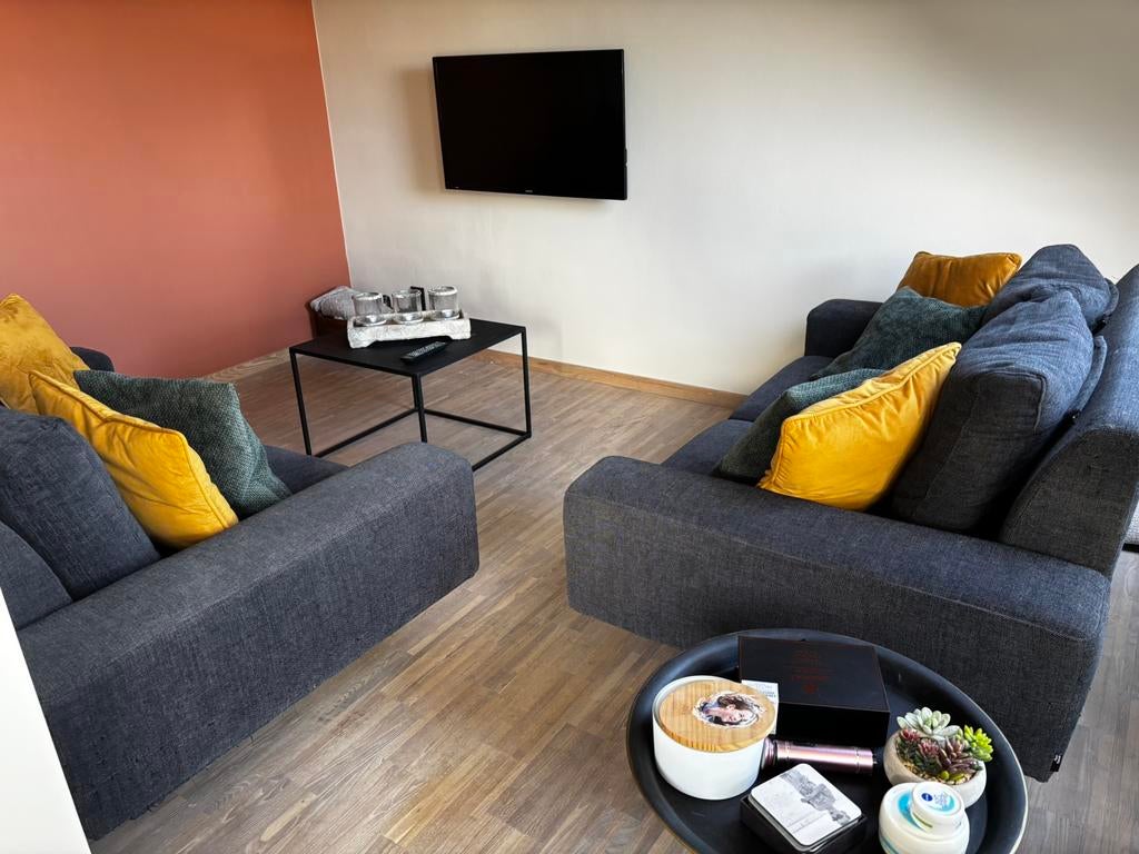 2 zetels Passe Partout - Grijs - Belgische kwaliteit, Ophalen, Gebruikt, Stof