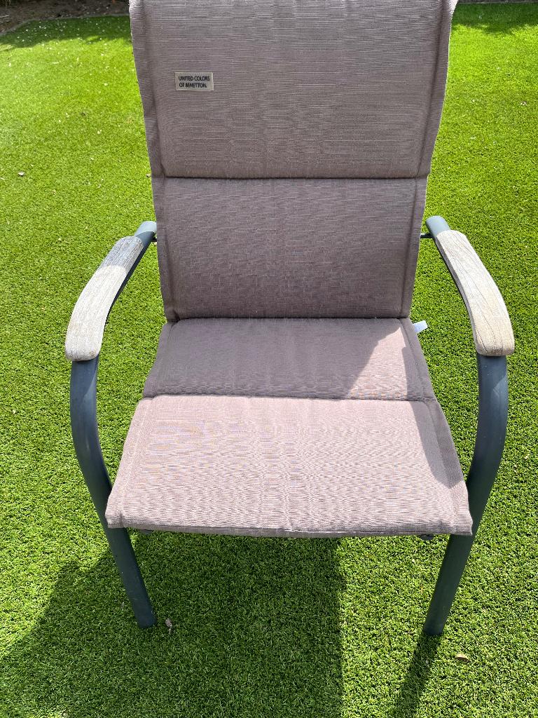 Tuinstoelen Hartman met kussens, Tuin en Terras, Ophalen, Gebruikt, Textileen, Stapelbaar