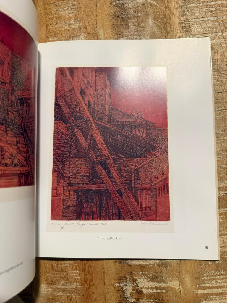 Raf Coorevits, tekeningen - aquarellen - ingekleurde etsen, Ophalen of Verzenden, Zo goed als nieuw, Raf coorevits, Schilder- en Tekenkunst