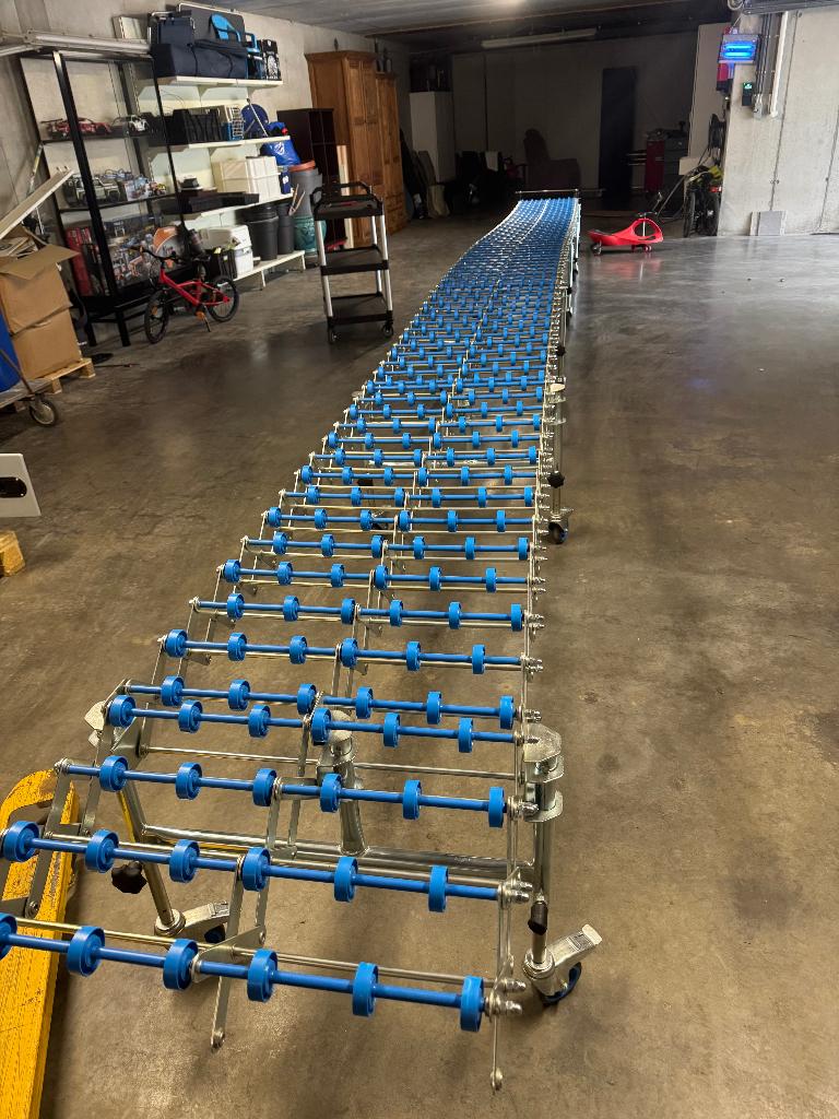 Transportband harmonica, 9,6 meter op 60 cm, Zakelijke goederen, Overige Zakelijke goederen, Ophalen