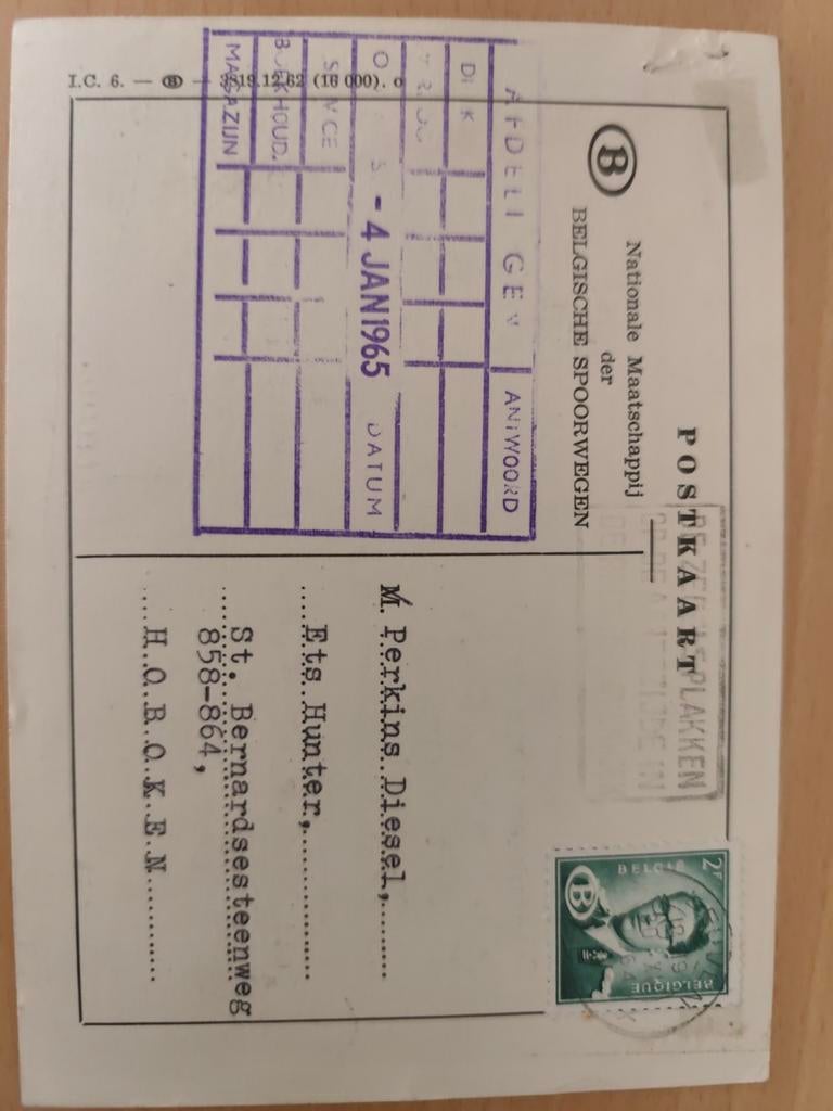 Boudewijn Perkins motoren postkaart, Ophalen of Verzenden