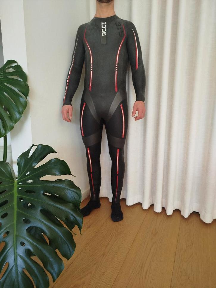 SWIMsuit, Kleding | Heren, Sportkleding, Gedragen, Overige typen, Maat 48/50 (M), Zwart, Ophalen of Verzenden