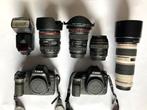 Canon Eos 6D Mark II, 5D Mark II, 4 EF lenzen & Speedlite, Sans zoom optique, Canon, Enlèvement, Utilisé