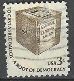 États-Unis 1977 - Yvert 1182 - Elections libres - Urne (ST), Envoi, Affranchi