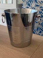 Seau à champagne Art déco en acier inoxydable 18/10, Antiquités & Art, Enlèvement
