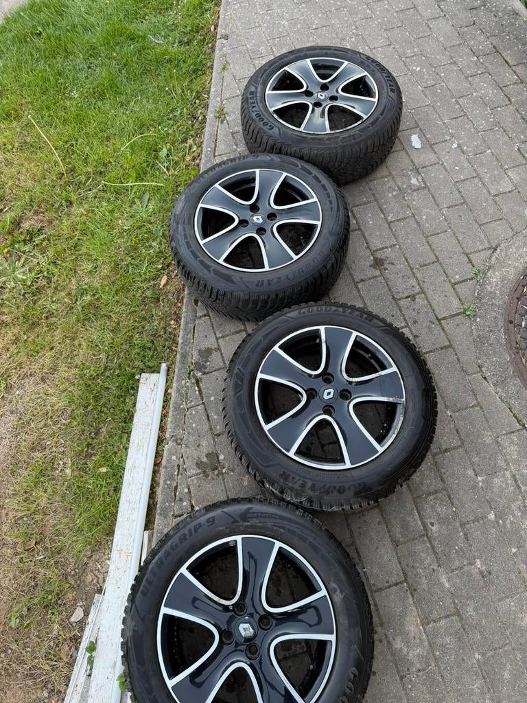 Jantes Renault 4x100 + pneu, Auto-onderdelen, Banden en Velgen, Banden en Velgen, Winterbanden, 16 inch, 205 mm, Personenwagen