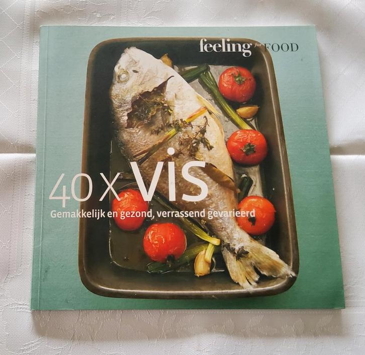 40x Vis - Feeling for Food (95 blz.). Gemakkelijk en gezond, Boeken, Kookboeken, Zo goed als nieuw, Ophalen
