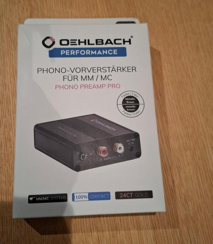 Préampli Phono Pro (MM/MC), TV, Hi-fi & Vidéo, Amplificateurs & Ampli-syntoniseurs, Comme neuf, Stéréo, 60 à 120 watts, Autres marques