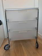 Kartell Mobil bureaukast, Huis en Inrichting, Ophalen, Overige materialen, Gebruikt, 3 of 4 laden