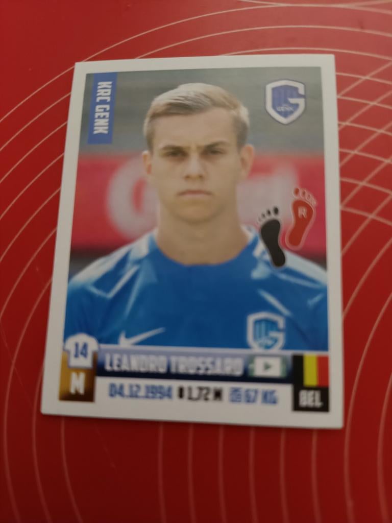 Sticker Leandro Trossard KRC Genk 2018/19 Pro League, Ophalen of Verzenden, Sticker