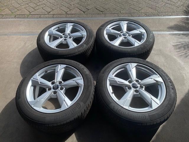 ORIGINELE AUDI A4 A6 TT A3 Q2 VELGEN + BANDEN 225 55 R18, Auto-onderdelen, Ophanging en Onderstel, Audi, Seat, Volkswagen, Skoda