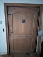 Prachtige Massief Eiken voordeur, Doe-het-zelf en Bouw, Deuren en Vliegenramen, Ophalen, Zo goed als nieuw
