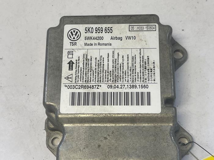 Module airbag d'un Volkswagen Golf, Volkswagen, -, 3 mois de garantie, Utilisé