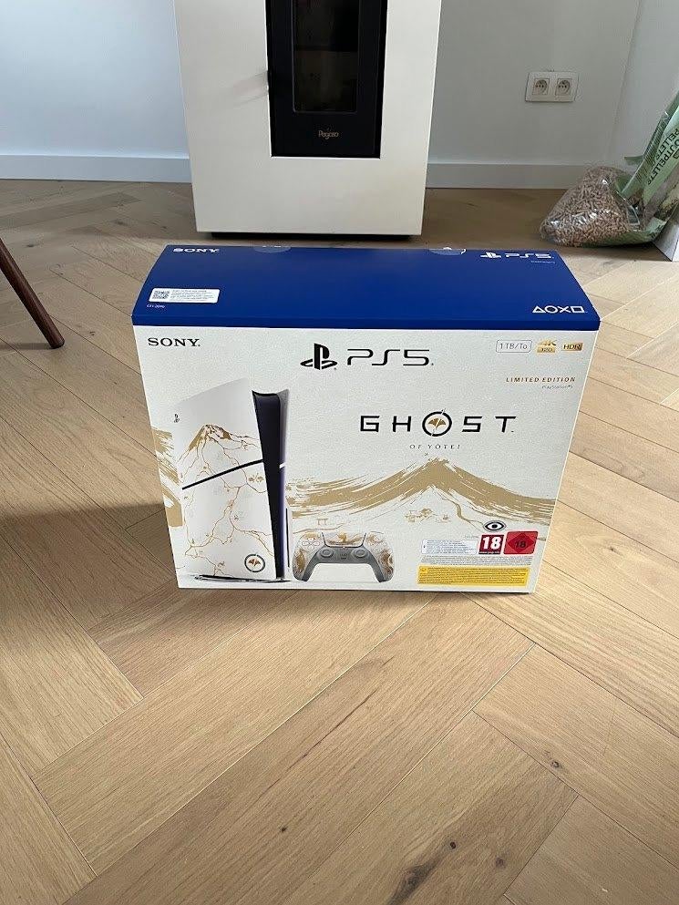 Playstation 5 Disc Version Slim 1TB Ghost Of Yotei, Games en Spelcomputers, Spelcomputers | Sony PlayStation 5, Ophalen, Zo goed als nieuw