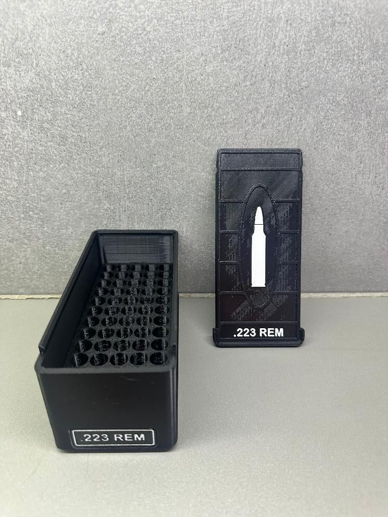 Boîte de rangement .223 REM - Fait main - Noir, Enlèvement ou Envoi, Neuf