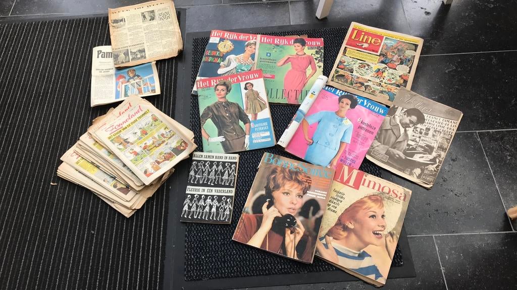 Oude tijdschriften, Ophalen, Damesbladen