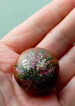 Klein antiek houten pillendoosje, Ophalen of Verzenden