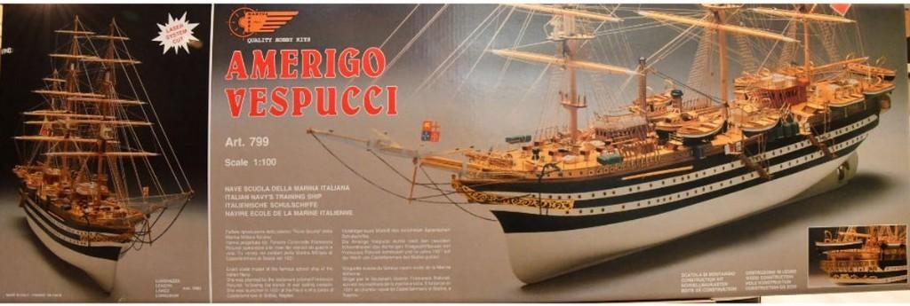 maquette americo vespucci boite neuve, Hobby en Vrije tijd, Modelbouw | Boten en Schepen, Ophalen of Verzenden, Nieuw