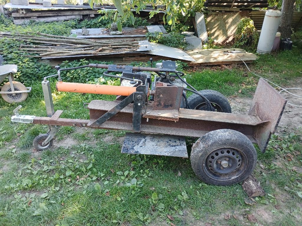 Fendeuse bois, Enlèvement