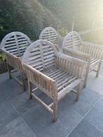 Tuinstoelen uit teak, Ophalen, Gebruikt, Teakhout
