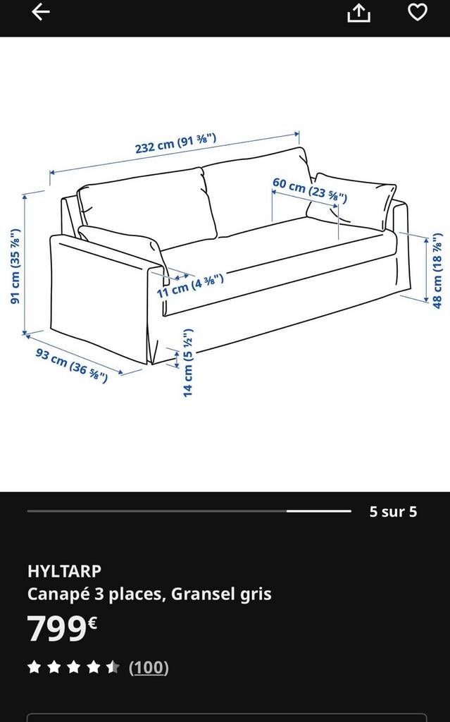 Fauteuil, Enlèvement, Comme neuf