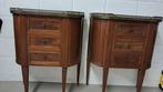 2 tables chevet demi-lune style Louis XVI meuble appoint, Maison & Meubles, Enlèvement