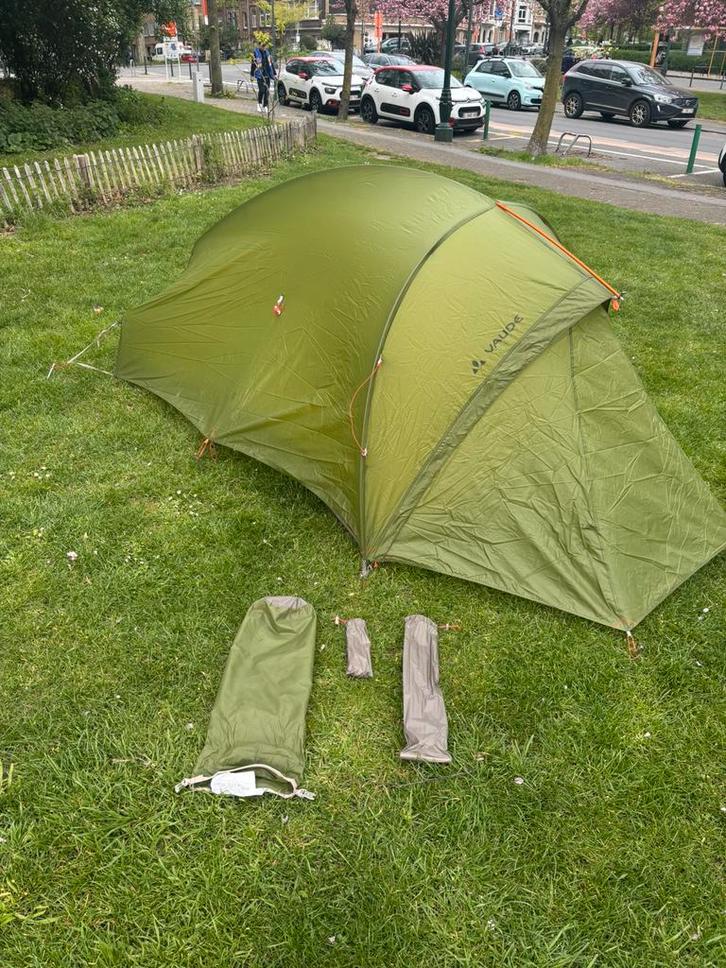 Tente Vaude Taurus UL 2p, Caravanes & Camping, Tentes, Comme neuf, Enlèvement ou Envoi