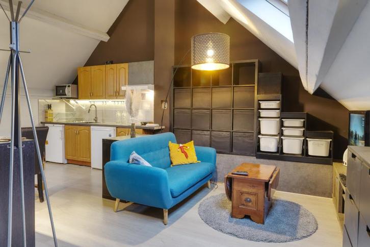 Gemeubileerde studio 45m², Immo, Appartementen en Studio's te huur, Brussel, 35 tot 50 m²