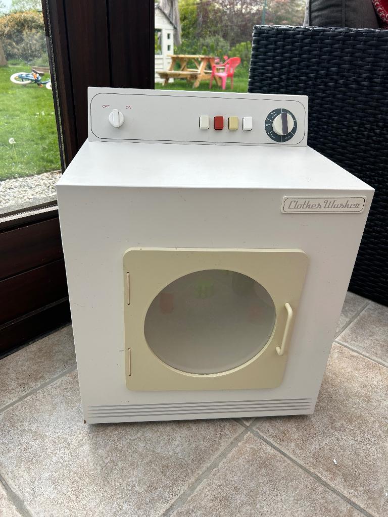 Speelgoed wasmachine, Ophalen, Zo goed als nieuw, Hout, Speelkeuken-accessoire