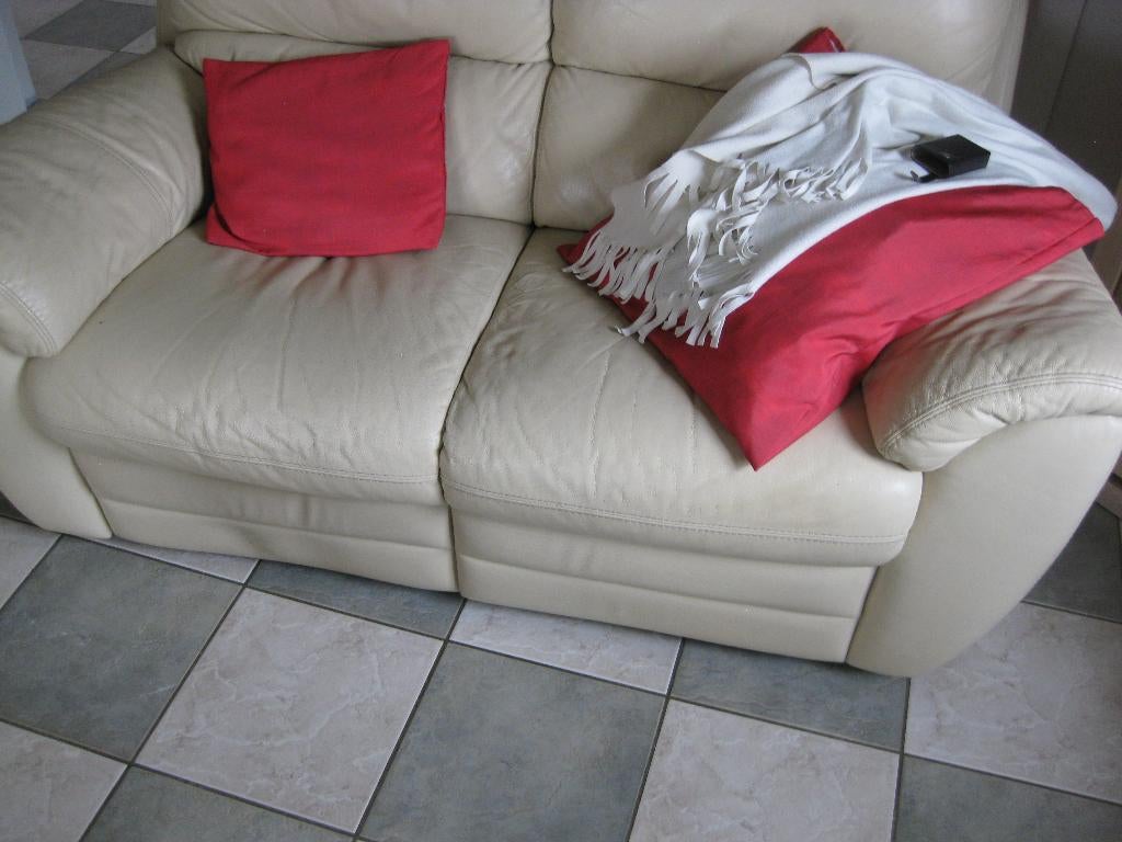 Salon 3 places + 2 places, Maison & Meubles, Canapés | Salons, Banc droit, Contemporain, Enlèvement, Utilisé