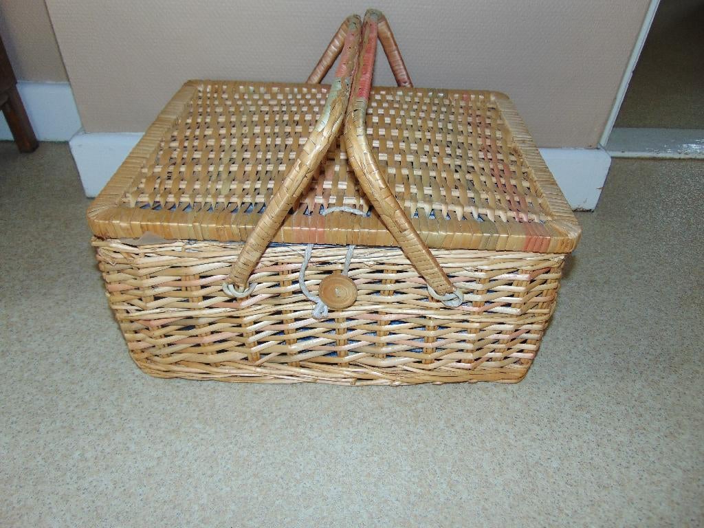 Picknick mand in mooie staat, Ophalen of Verzenden, Gebruikt, Zonder inhoud