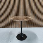 Knoll Saarinen Low Table - Emperador Marmer ø 51cm, Antiquités & Art, Enlèvement ou Envoi