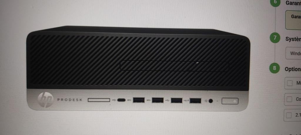 HP PRODESK 600 G4 SFF, Informatique & Logiciels, Enlèvement ou Envoi