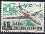 Belgie 1963 - Yvert/OBP 1259 - 40 jaar Sabena (ST), Verzenden, Gestempeld, Gestempeld, Luchtvaart
