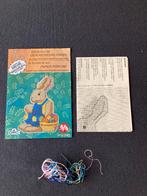 Patroon van verschillende figuren + restjes DMC draad, Hobby & Loisirs créatifs, Broderie & Machines à broder, Enlèvement ou Envoi