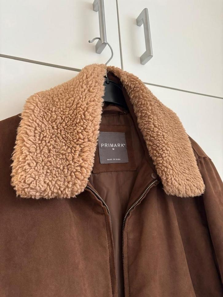 Blouson voor heren, maat medium., Kleding | Heren, Jassen | Zomer, Zo goed als nieuw, Maat 48/50 (M), Bruin, Ophalen of Verzenden