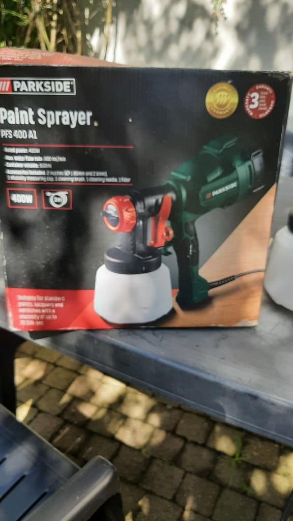 Parkside paint sprayer neuf, Bricolage & Construction, Matériel de peinture, Enlèvement