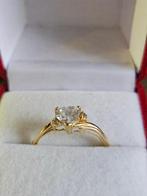 gouden damesring 18k, Ophalen of Verzenden, Goud, Goud, Dame