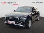 Audi Q2 S-LINE*AUTOMAAT*150PK*GPS*CARPLAY*CAMERA*SENSOREN*TO, Auto's, Audi, Automaat, Navigatiesysteem, Q2, Zwart