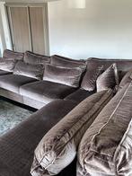 Canapé d’angle couleur taupe, Huis en Inrichting, Ophalen, Zo goed als nieuw, Stof