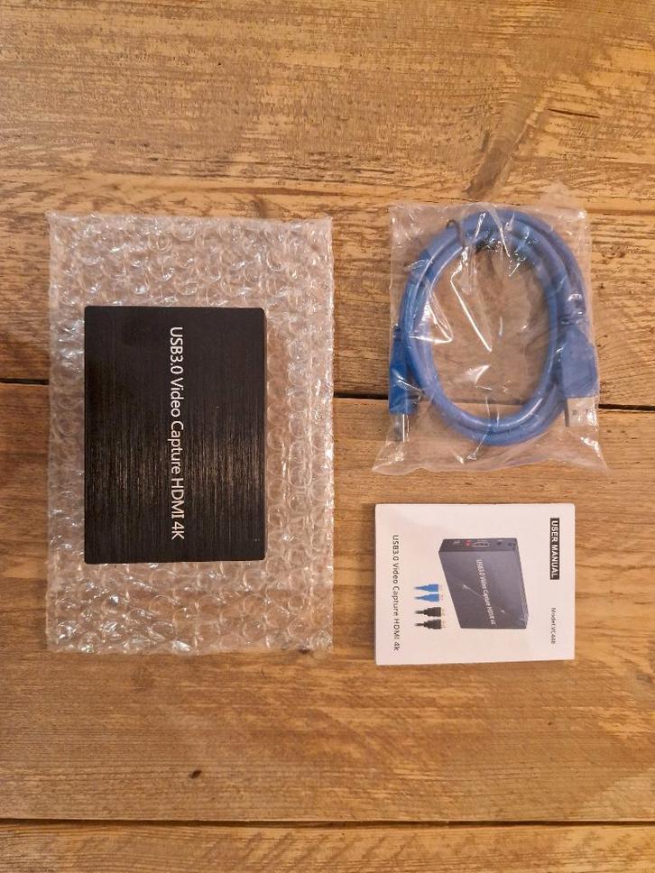 USB3.0 Video Capture HDMI 4K, Informatique & Logiciels, Cartes de capture, Neuf, Enlèvement ou Envoi
