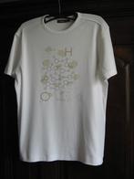 Witte T-shirt met vooraan beige print van Mexx, M, Ophalen of Verzenden, Zo goed als nieuw, Beige