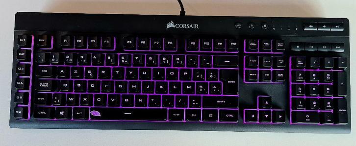 Clavier de jeu, Informatique & Logiciels, Claviers, Utilisé, Azerty, Filaire, Ergonomique, Clavier gamer, Touches multimédia, Enlèvement ou Envoi